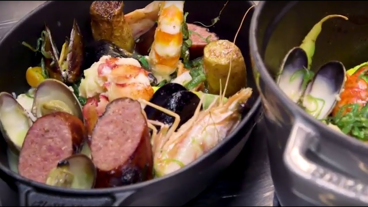 New England Clam Bake Recipe | Chef Marcus Ware | Greydon House Restaurant | STAUB