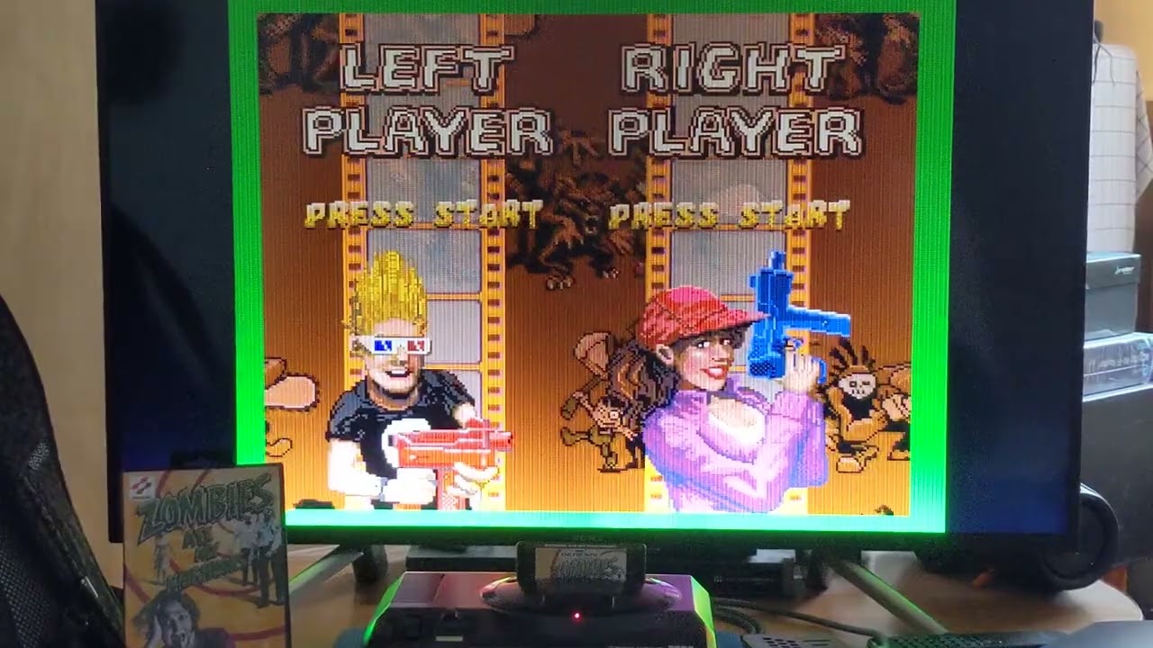 Zombies ate my neighbours ( MD1 + OSSC ) pt.1