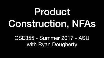 Product Construction Example, NFAs: CSE355 Intro Theory of Computation 7/03 Pt. 2