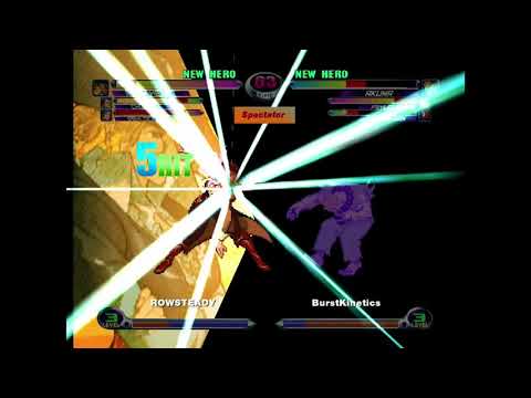 MvC2: Skitz - Ruby Heart Schwarzeille DHC Kiko Sho 75% Combo .:4.8.23:.
