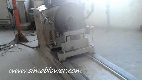 High pressure blower impeller dynamic balancing—SIMO Blower