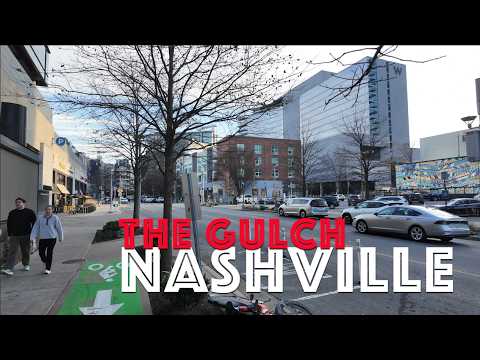 [4K] Nashville, Tennessee - The Gulch Walking Tour