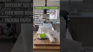 Packing Supplies Checklist For A Stressfree Move shorts movingtips tophelpers