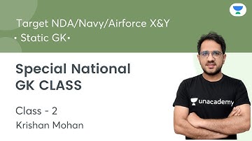 Special  National GK CLASS  (Class-2) | Static GK | Target NDA/Navy/Airforce X&Y | Adv Krishan Mohan