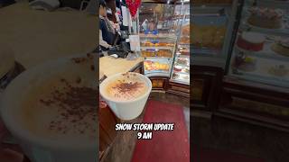 Snow Storm Isnt Stopping Me From Getting A Cappuccino