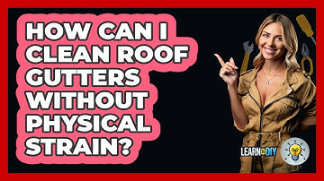 How Can I Clean Roof Gutters Without Physical Strain? - LearnToDIY360.com