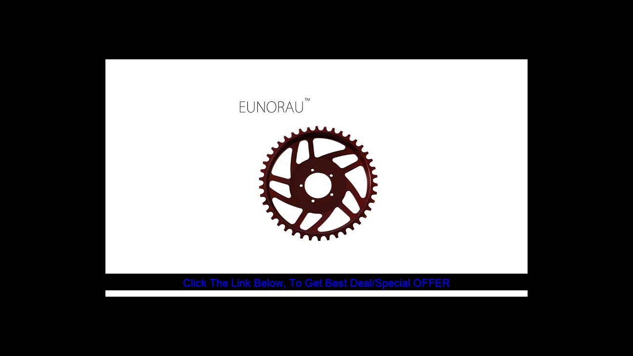 Review  Free shipping BAFANG BBSHD Narrow Wide 42T CNC 7075 ALUMINUM BLING RING HD