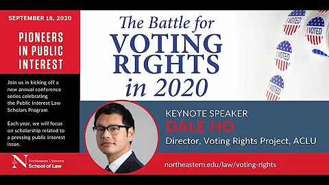 Pioneers in Public Interest: The Battle for Voting Rights in 2020