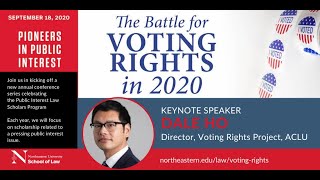 Pioneers in Public Interest: The Battle for Voting Rights in 2020