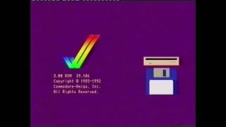 Amiga 1200 - Desktop and Boot Sequence - 1990's - (Editing Leftover on a VHS tape)