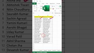 how to remove first and last name in excel #excel #exceltricks #excelshorts #shorts #ytshorts #yt