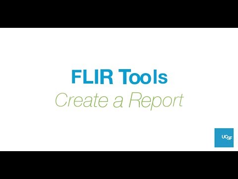 FLIR Tools - How to build a Thermal Image report