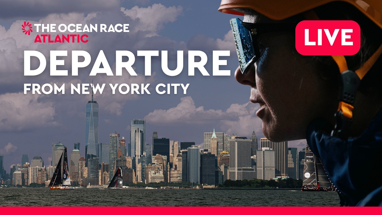 ⁣LIVE DEPARTURE from New York City  - The Ocean Race Atlantic