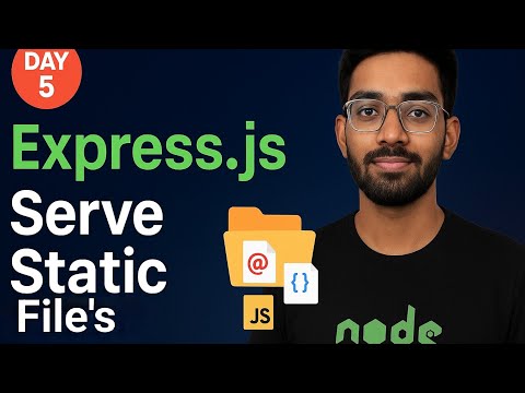 How to serve static file in Express JS