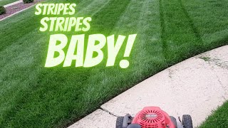 LAWN STRIPING WITH THE HONDA HRX217