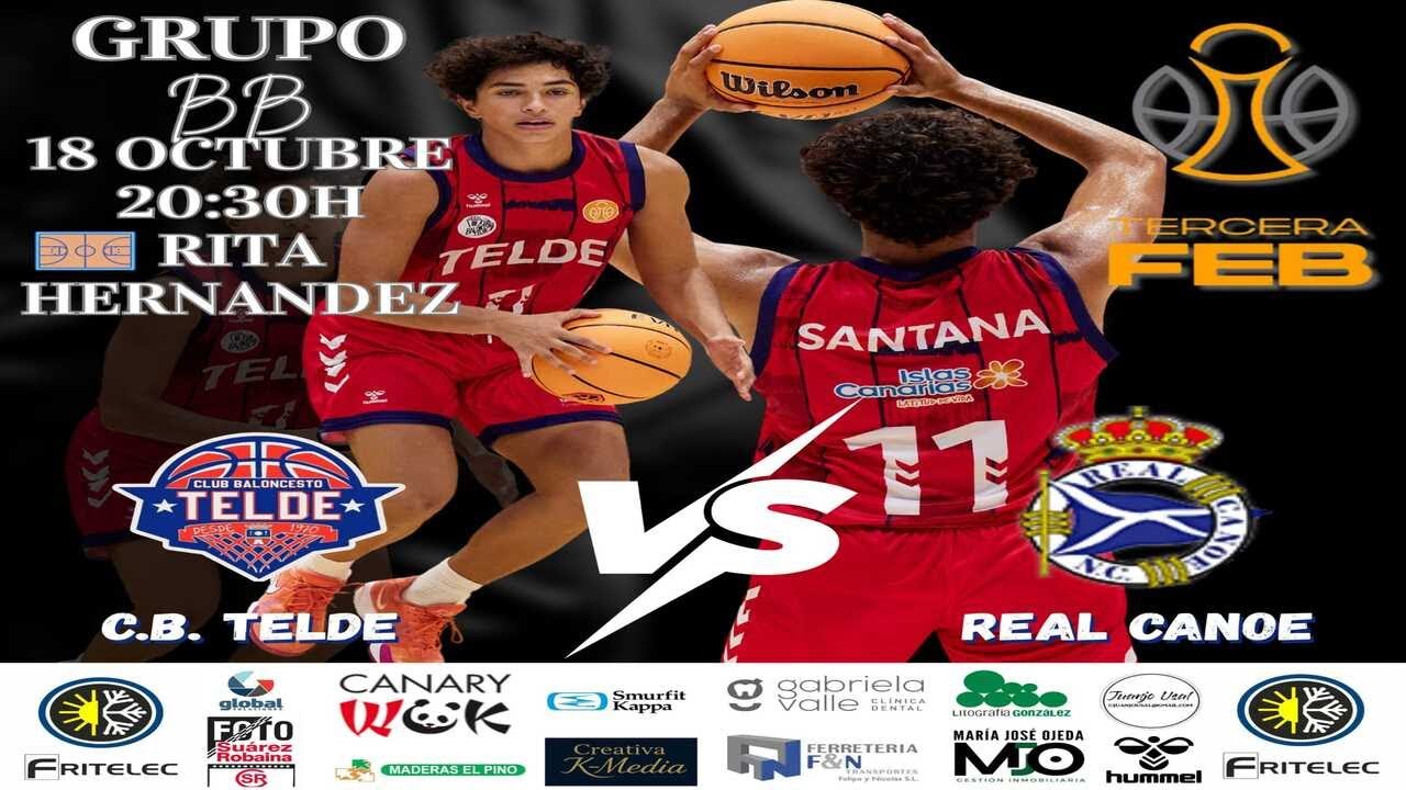 III JORNADA TERCERA FEB GRUPO BB CLUB BALONCESTO TELDE-REAL CANOE  18-10-2025