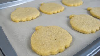 Pumpkin spice sugar cookies | Easy fall/Halloween cookie recipe