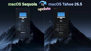 how to upgrade macOS sequoia to Tahoe 26.5