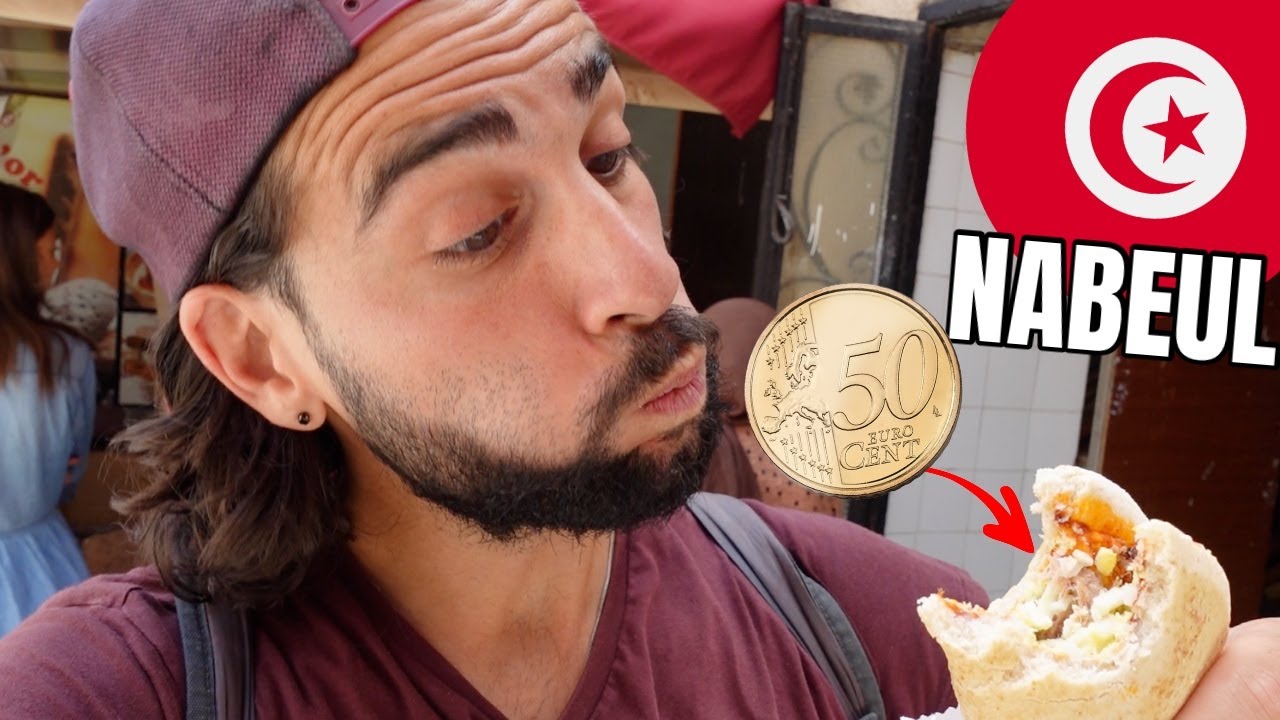 JE TESTE LA PIZZA LA MOINS CHERE AU MONDE A NABEUL EN TUNISIE 🇹🇳 0,50€ 😱