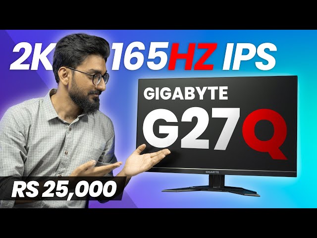 GIGABYTE G27Q 27 144Hz 1440P Gaming Monitor IPS Display 