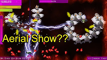 Chicken Aerial Show Chickenauts... | Chicken Invaders Universe Version 134.1