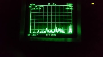 DDS AD9851 sweping and Advantest TR4131 at BVN antenna analyzer :) part 3