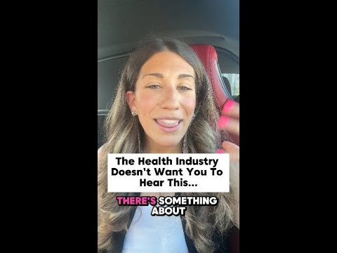 The Health Industry Doesnt Want You To Hear This... #shorts - YouTube