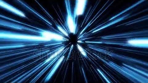 DAVE FX - Flight inside a Blue StarsField Tunnel at The Speed of Light Loopable