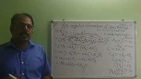 Relativistic Quantum Mechanics : Lecture 13 : Spin Angular Momentum of Dirac Particle.
