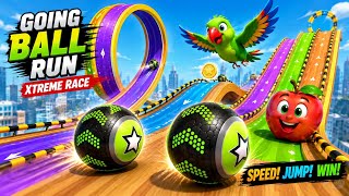 Going Ball Run Extreme Race 🟢 Apple & Bird Adventure | Fun Gameplay 2026 screenshot 5