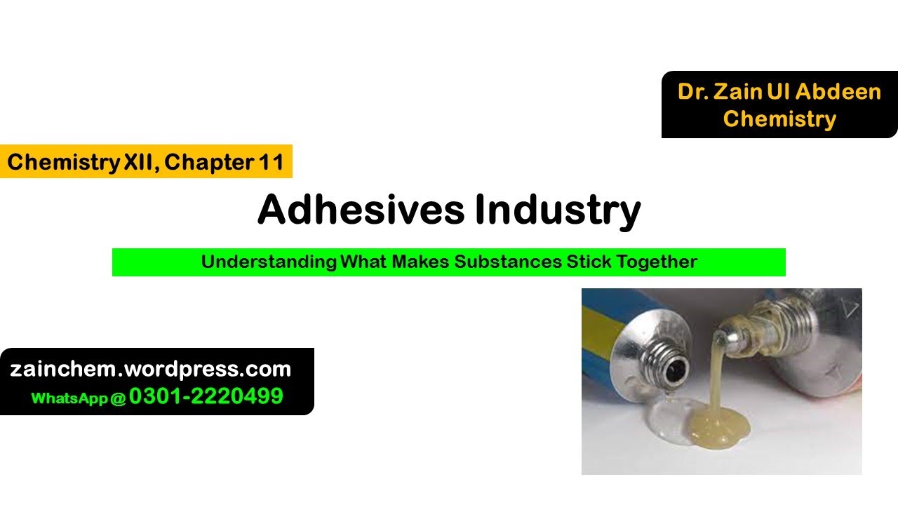 Adhesives Industry YouTube