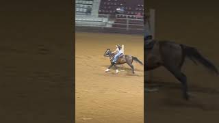 Miss Running This Mare Out Last Run Together Clocked A 19.872 And Smoked It And Won State Champion