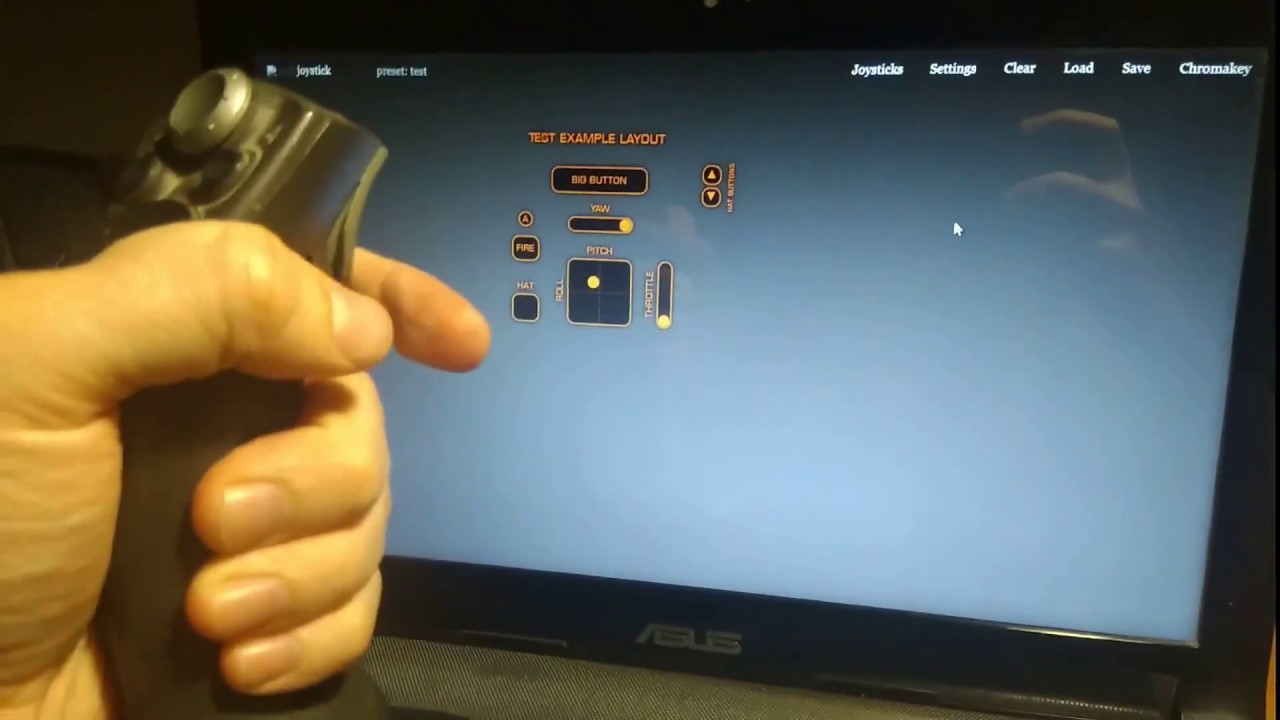 Teal Joystick Visualizer Demo - YouTube
