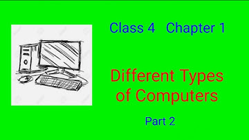 CLASS 4 | CHAPTER 1 | DIFFERENT TYPES OF COMPUTERS | PART 2 | #COMPUTERTYPES #class4 #chapter1
