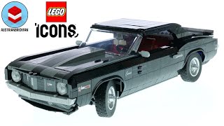 LEGO Icons 10304 Chevrolet Camaro Z/28 1969 - LEGO Speed Build Review