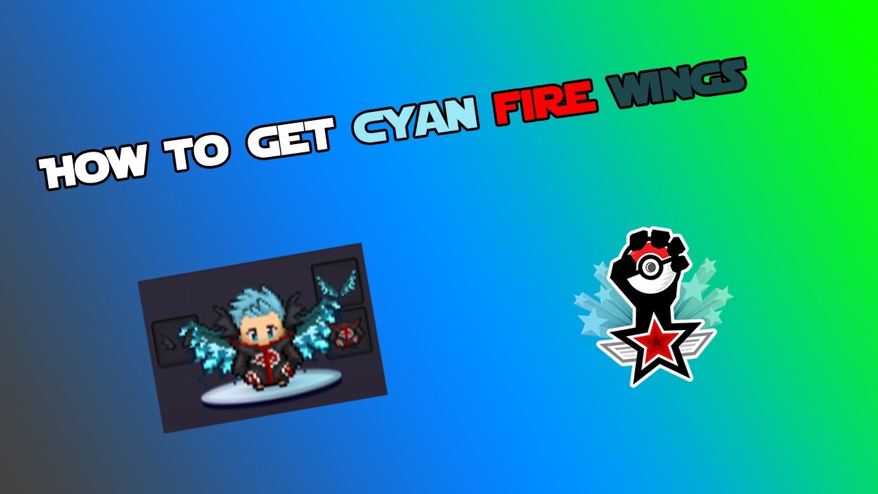 Cyan Fire Wings | Pokemon Revolution Online