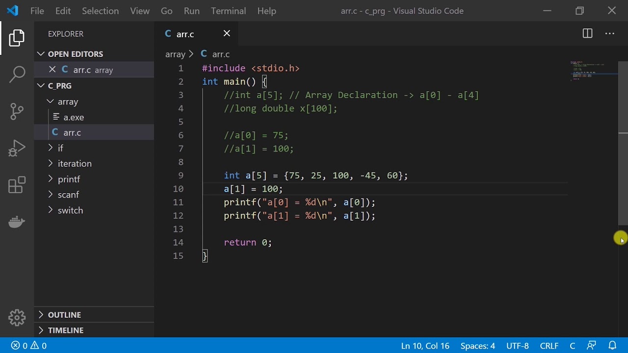 Array Practice - YouTube