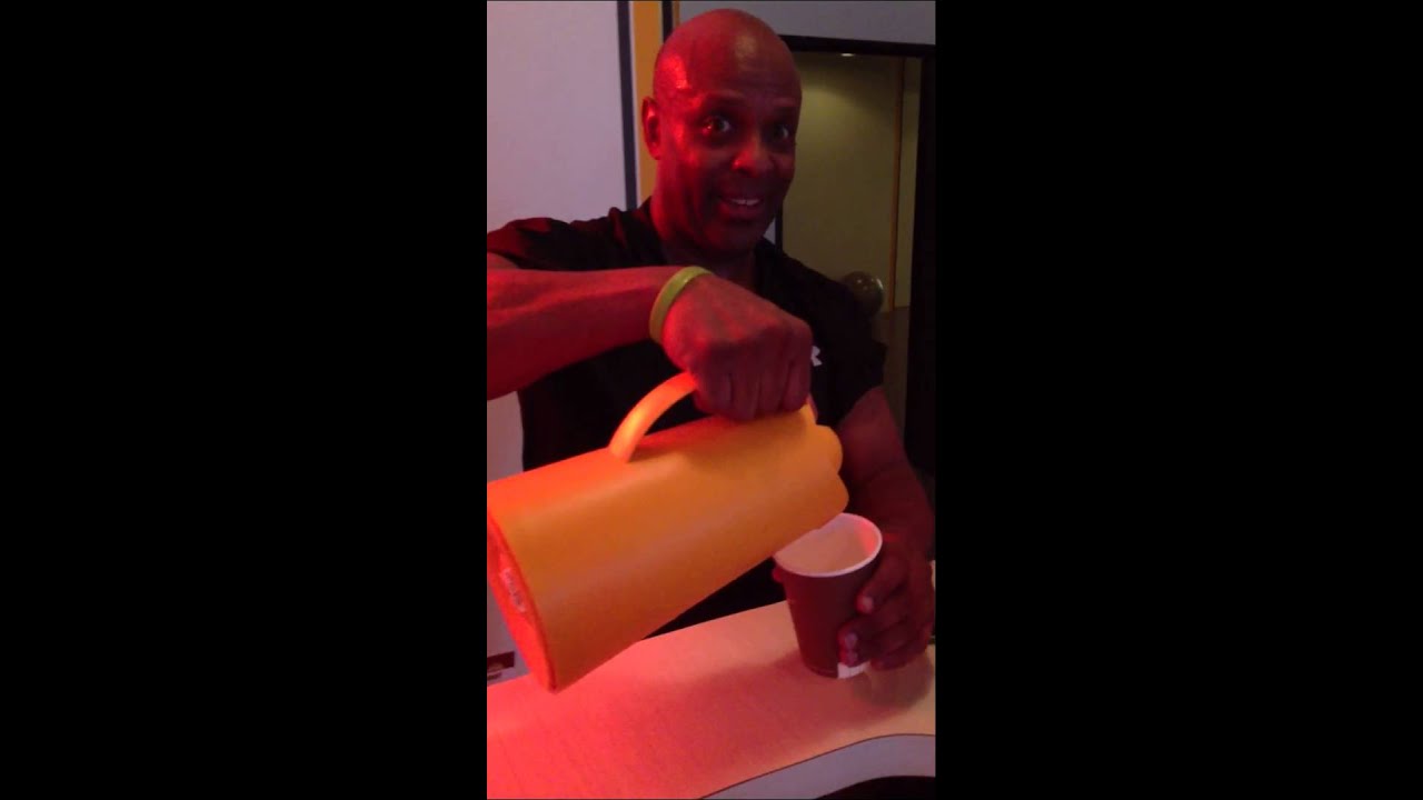 weight loss surgery MO getting his Coffee fix at Studio Pulse