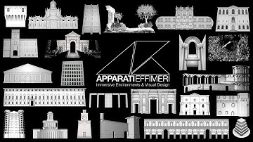 2008 - 2018 our first ten years // 3d Video Mapping // Apparati Effimeri