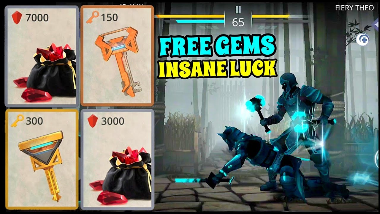 Shadow Fight 3 Free Gems + Legendary Keys - YouTube
