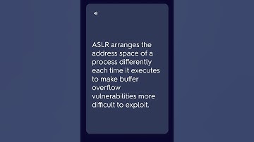 ASLR #security+ #cybersecurity #flashcards