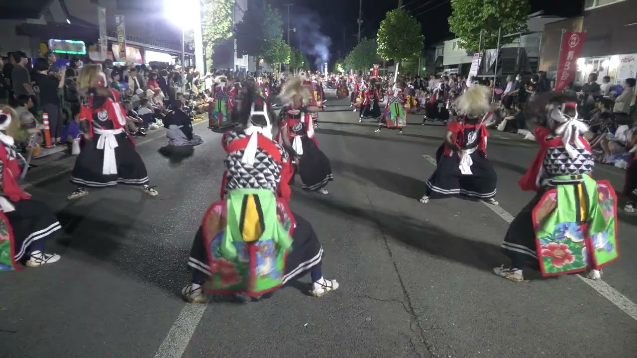 2025鬼剣舞大群舞part4（北上みちのく芸能まつり） - YouTube