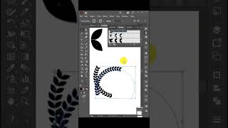 How to create laurel wreath vectoring illustrator #viral #tutorial #illustrator #adobesoft #vector