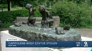 Eden Park's Capitolene Wolf Statue stolen screenshot 5