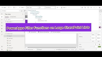 Filter Function in PowerApps | Filter Functions on Large SharePoint Lists | PowerApps Sort & Filter