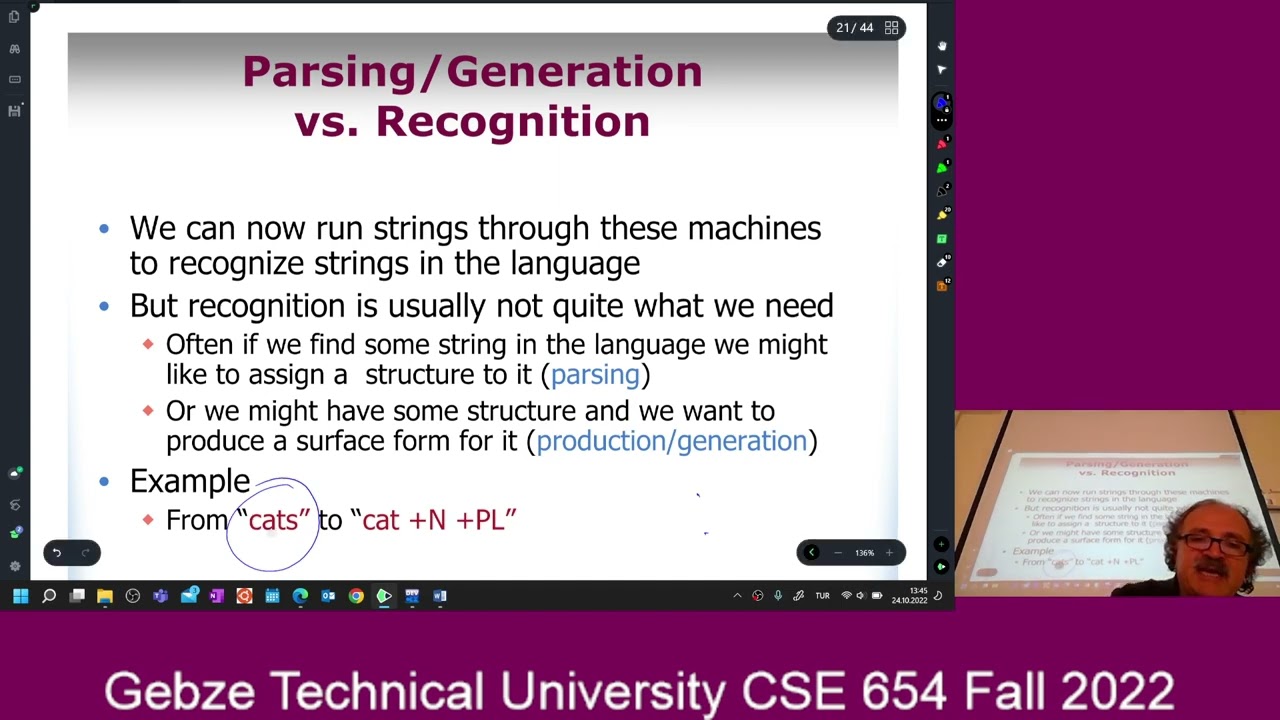 CSE 654 Fall  2022 Oct 24
