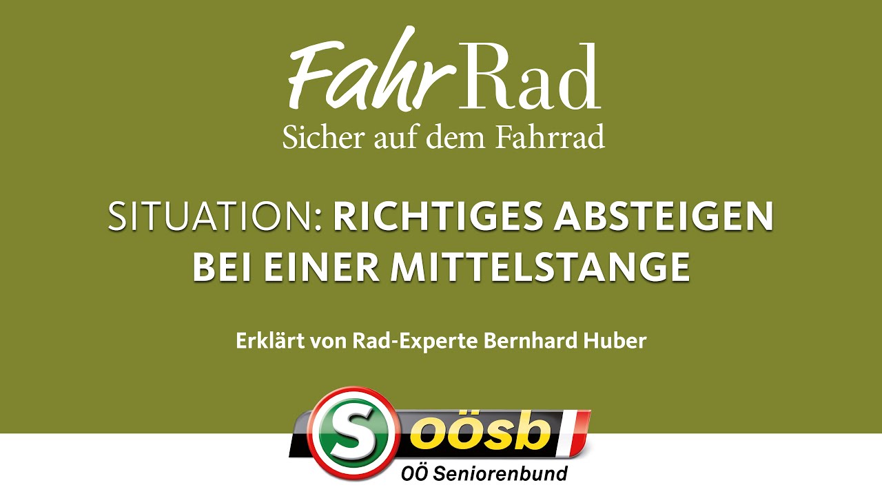Richtiges Absteigen bei einer Mittelstange - YouTube
