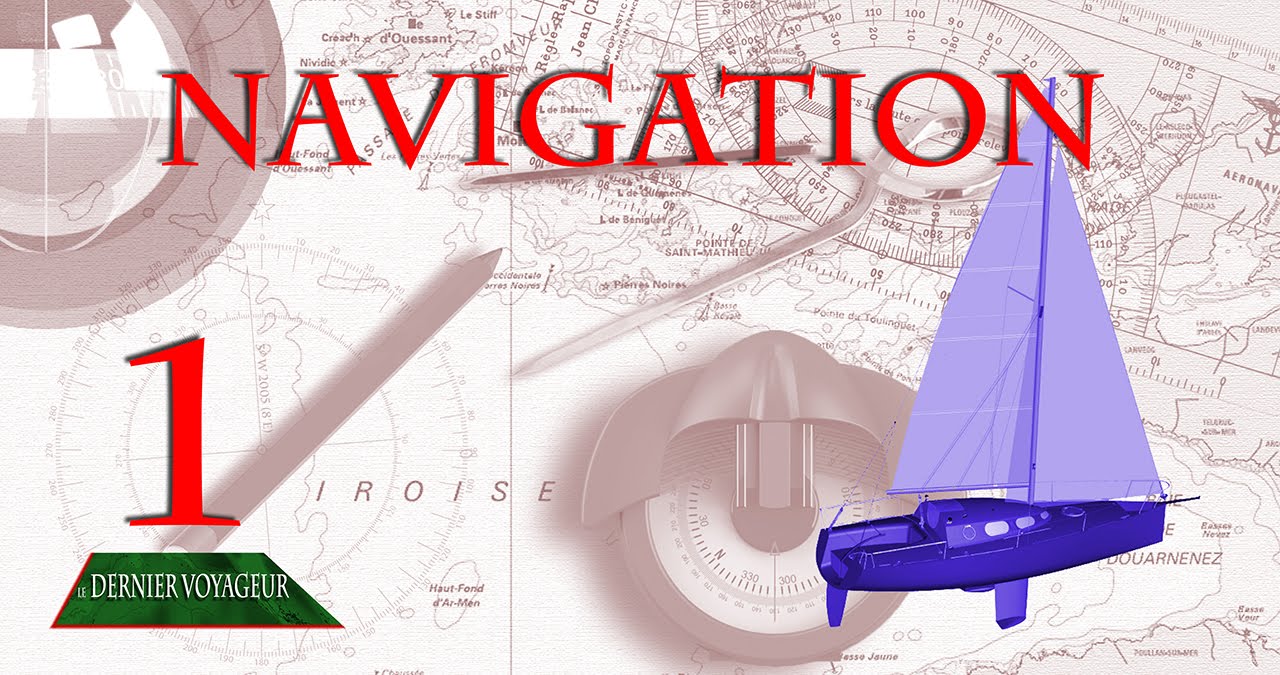Carte marine 1 : Navigation avec La règle CRAS, le compas et la carte.