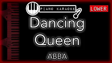 Dancing Queen (LOWER -3) - ABBA - Piano Karaoke Instrumental