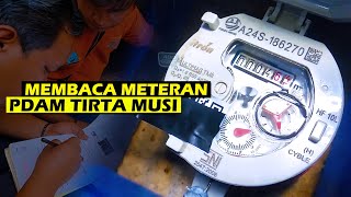 Reading the Latest ITRON Brand Water Meter from PDAM Tirta Musi Palembang